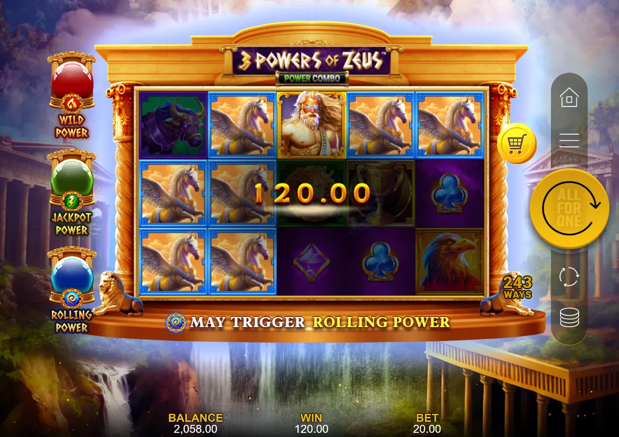 3 Powers of Zeus: Power Combo demo